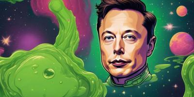 Elon Musk Green Slime