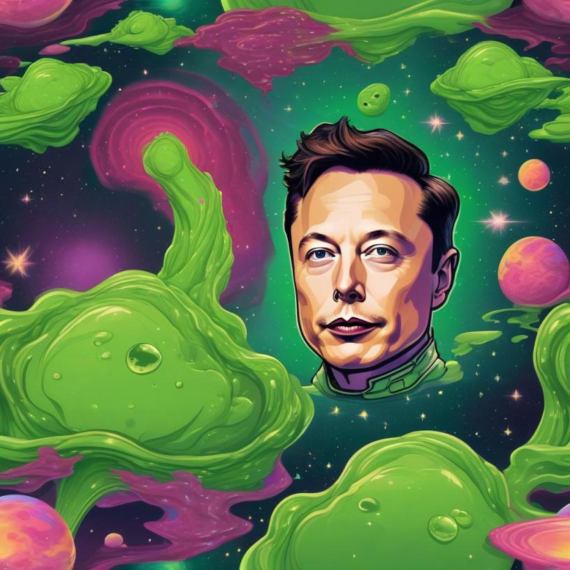 Elon Musk Green Slime