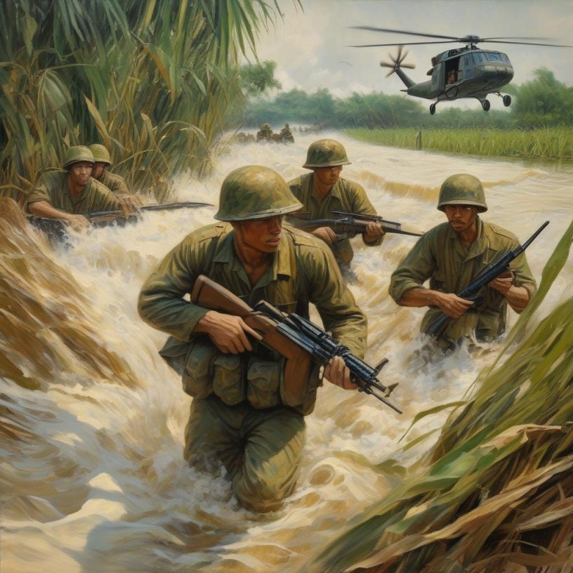 Slogging through the bush in Vietnam