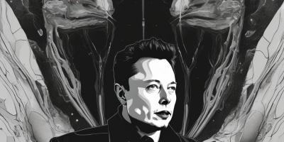 Portrait of Elon Musk