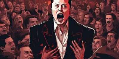 Ct. Musk turns to ash as the fires of protest consume his businesses.