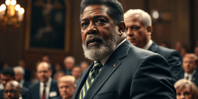 Al Green Facing Down President Trump.