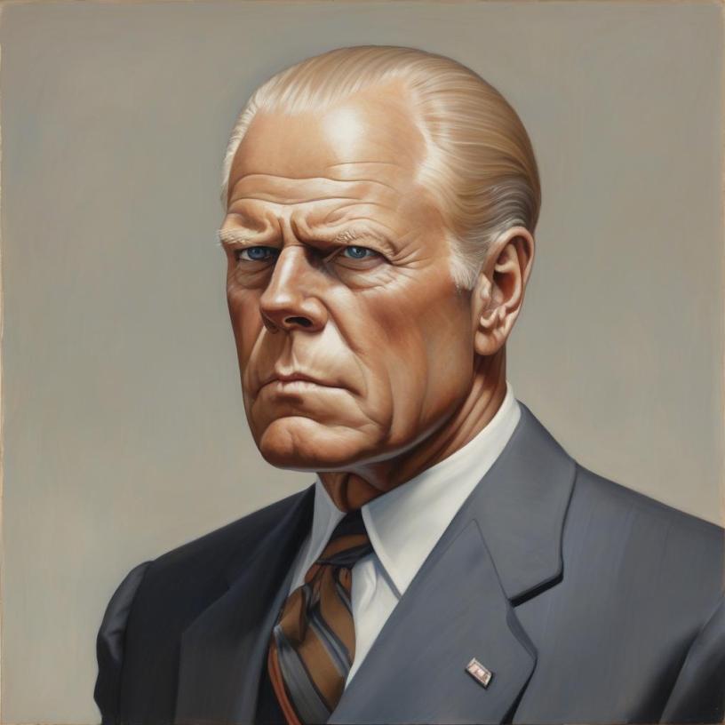 Gerald Ford Looking Presidential