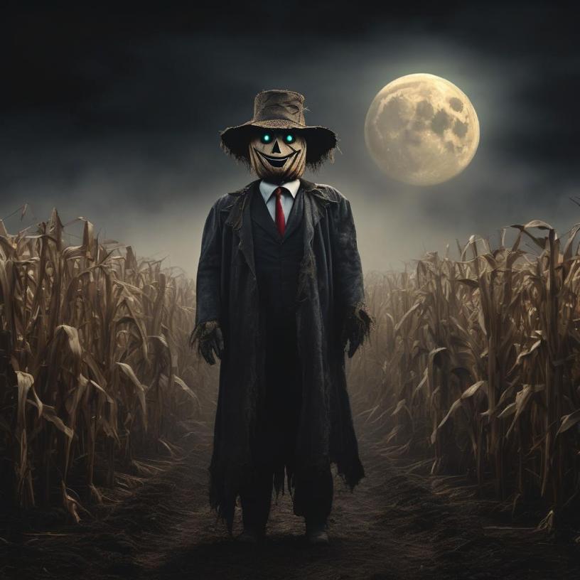 He'll Tell You Want You Want to Hear, and Take it All Away: Trump Scarecrow.